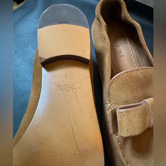Coach Henry Suede Bow Loafers - Picture 5 of 6